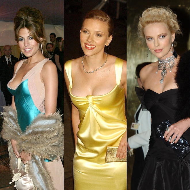 Eva Mendes, Scarlett Johannson, Charlize Theron, Met Gala 2004